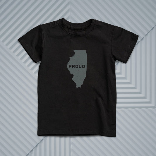 PROUD ILLINOISAN Men's and Women's T-shirt