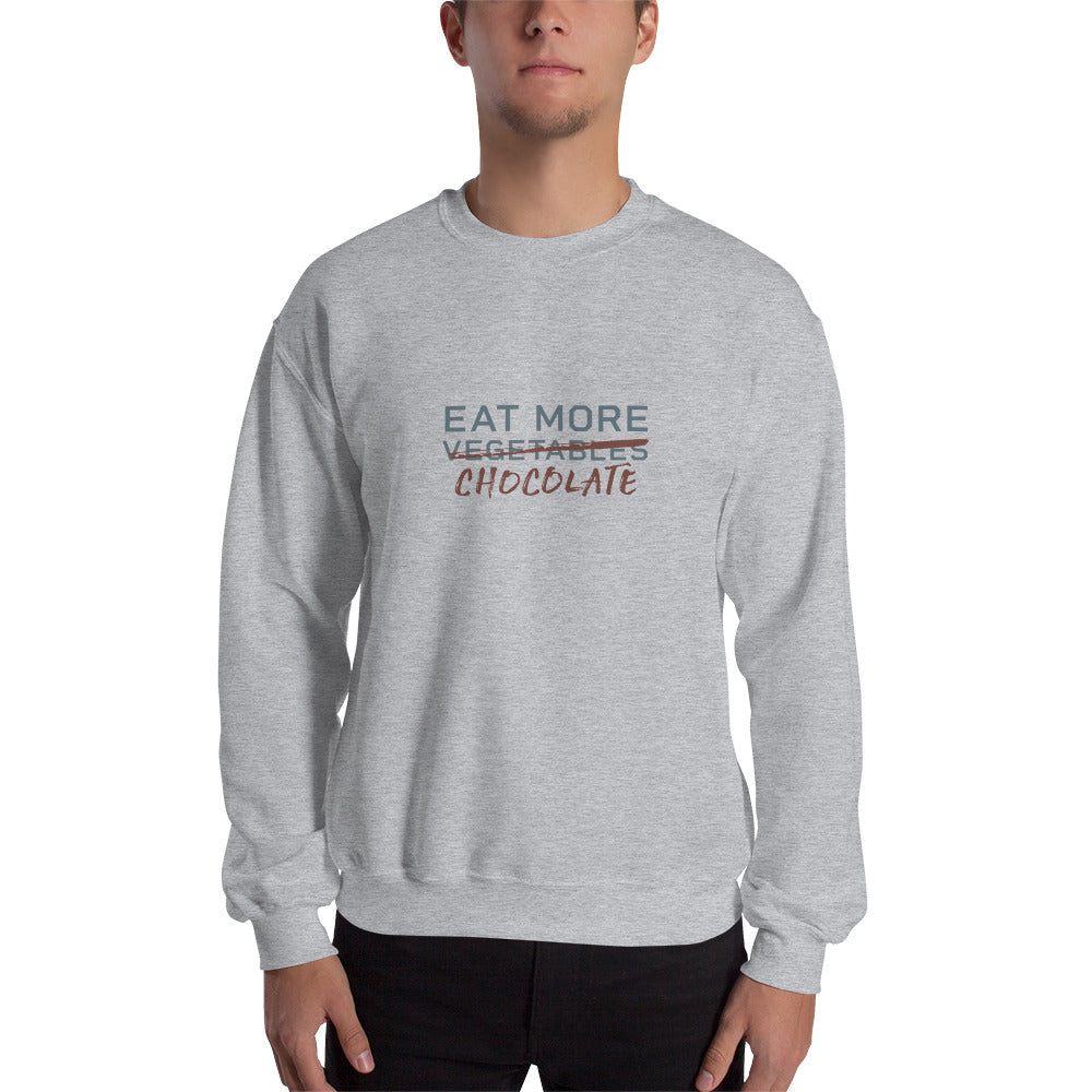 EAT MORE CHOCOLATE Men's Sweatshirt