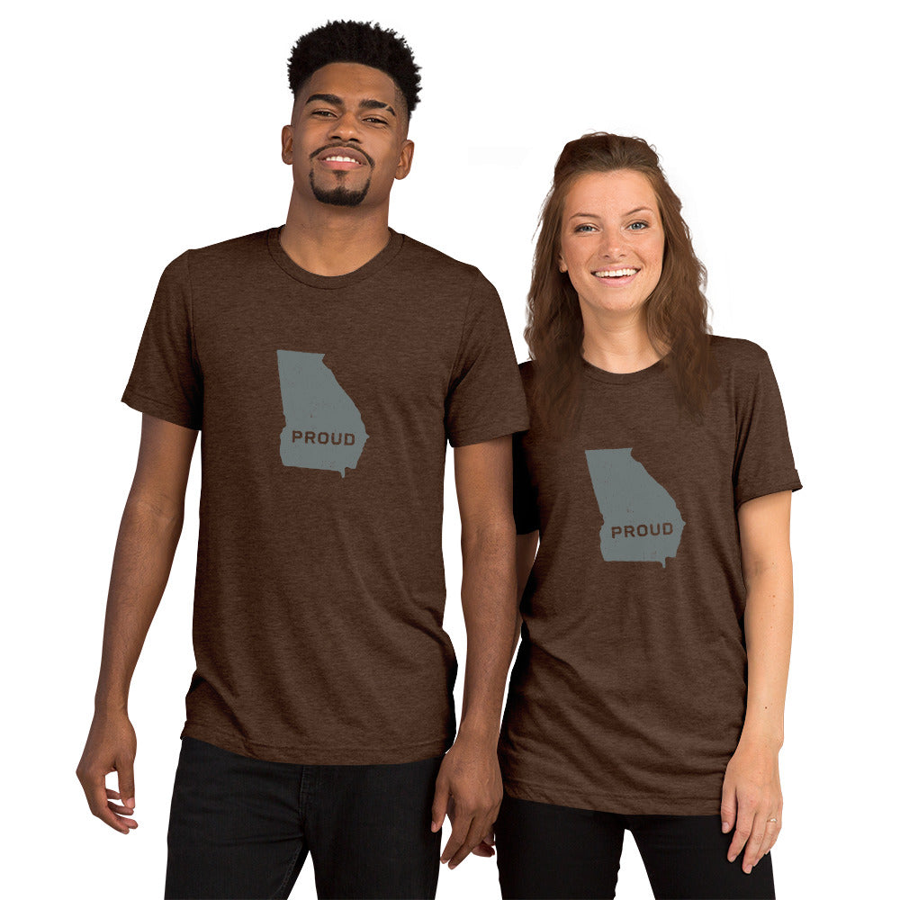 PROUD GEORGIAN Men's and Women's T-shirt