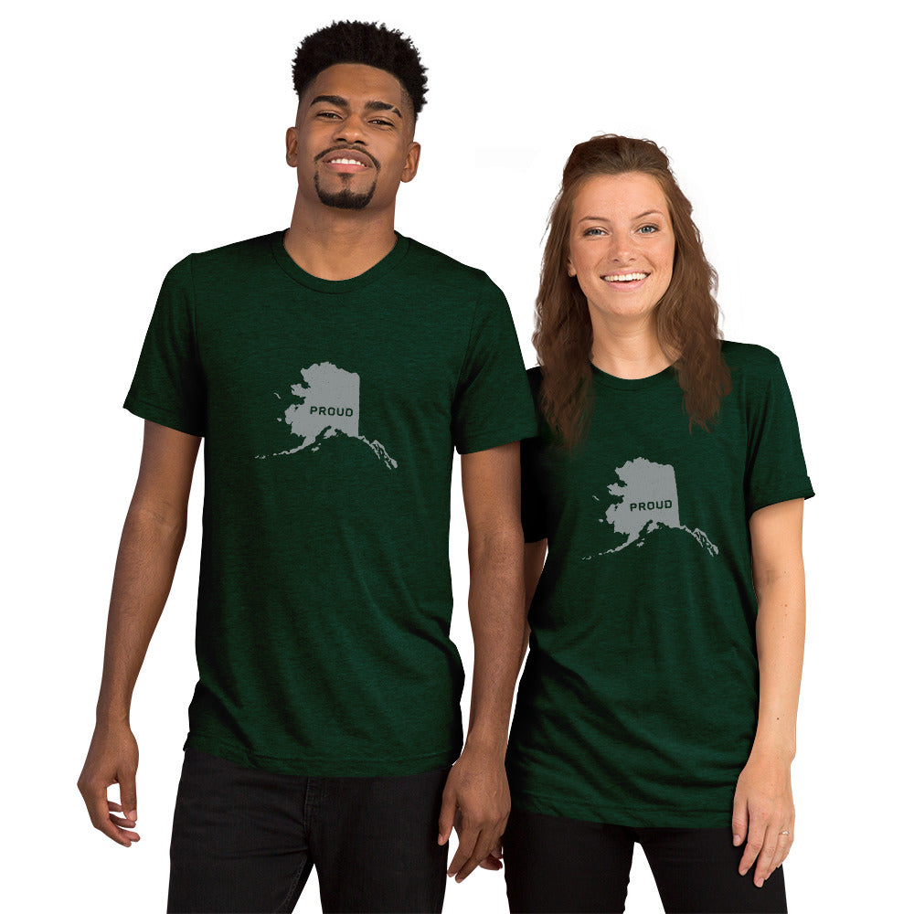 PROUD ALASKAN Men's and Women's T-shirt