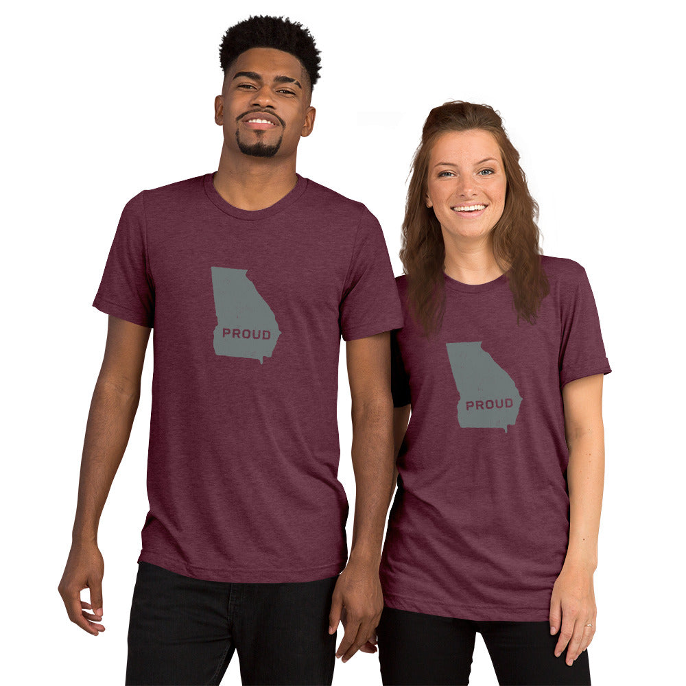 PROUD GEORGIAN Men's and Women's T-shirt