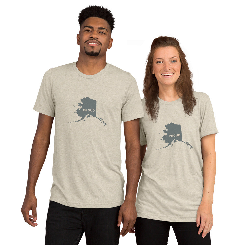 PROUD ALASKAN Men's and Women's T-shirt