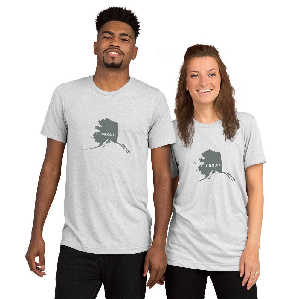PROUD ALASKAN Men's and Women's T-shirt