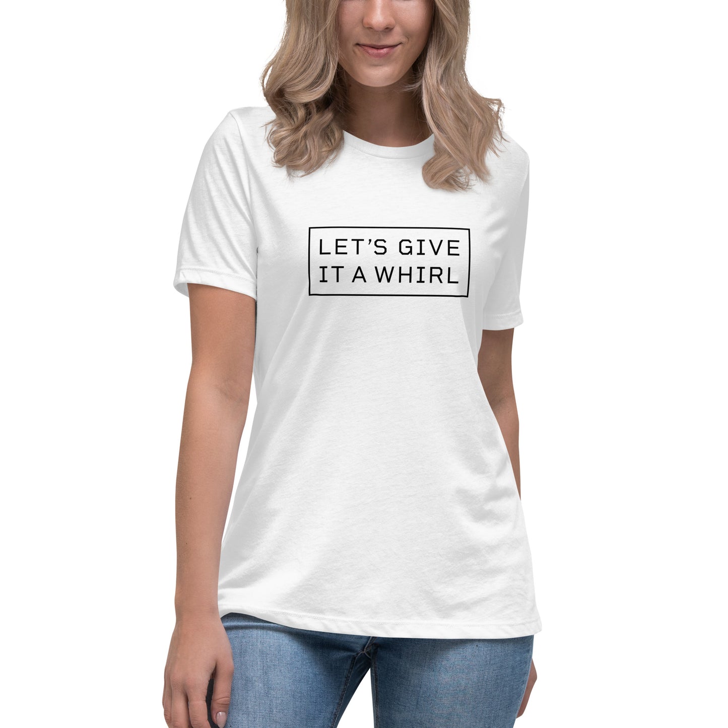 LET'S GIVE IT A WHIRL Women's T-Shirt