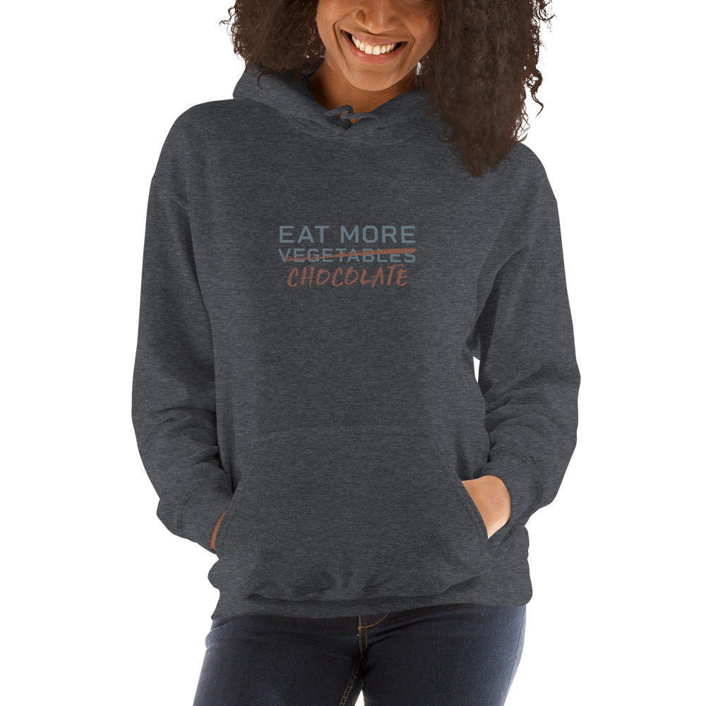 EAT MORE CHOCOLATE Women's Hoodie