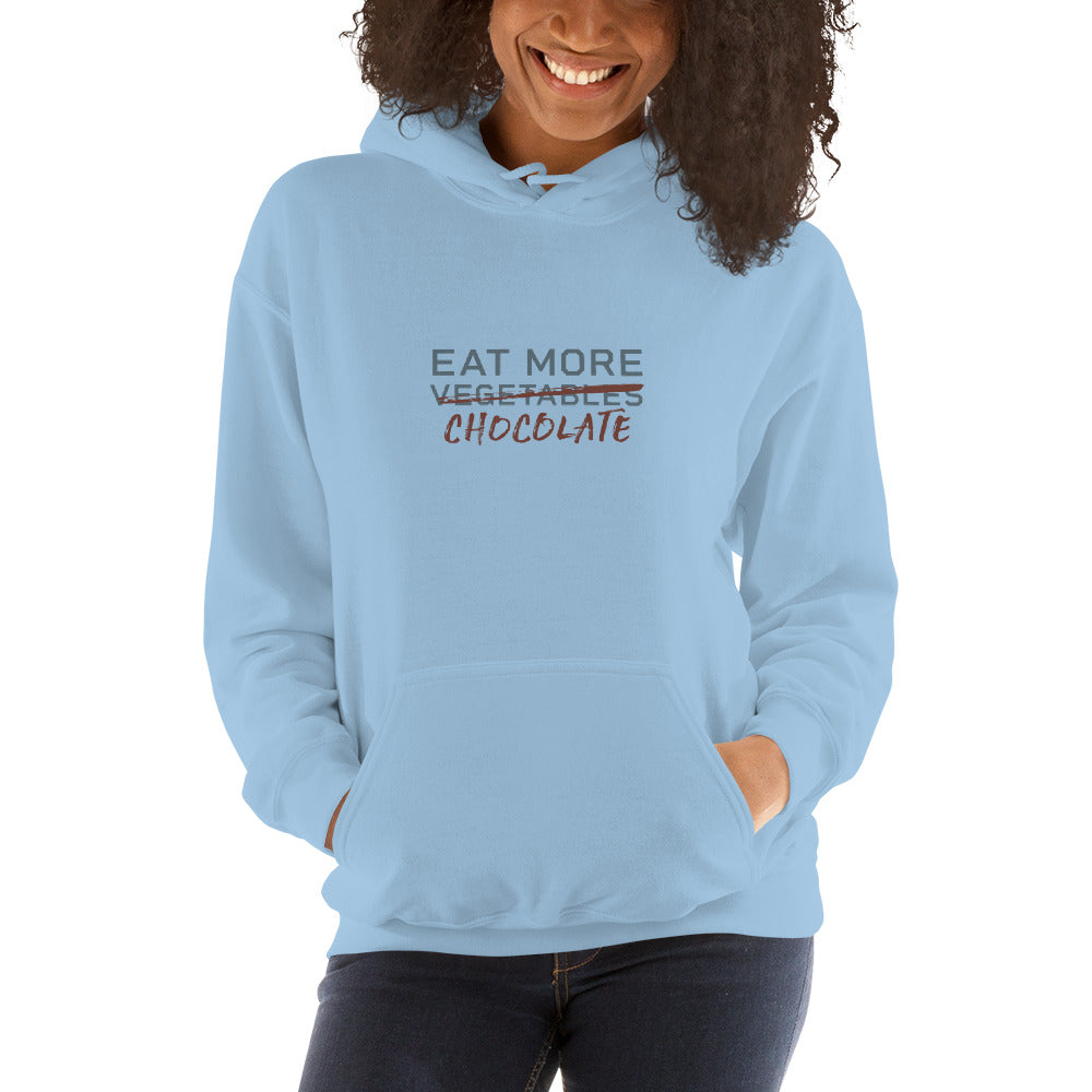 EAT MORE CHOCOLATE Women's Hoodie