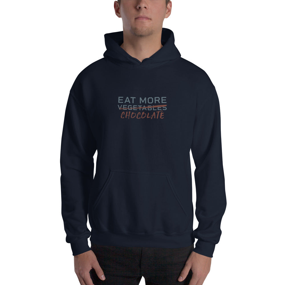 EAT MORE CHOCOLATE Men's Hoodie