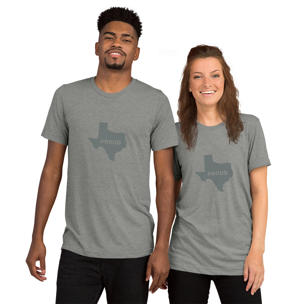 PROUD TEXAN Men's and Women's T-shirt