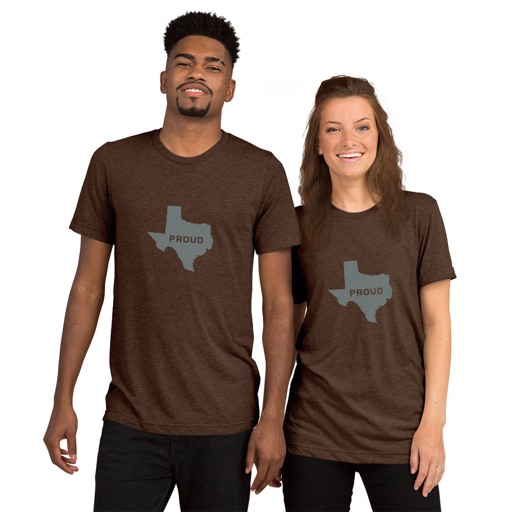 PROUD TEXAN Men's and Women's T-shirt