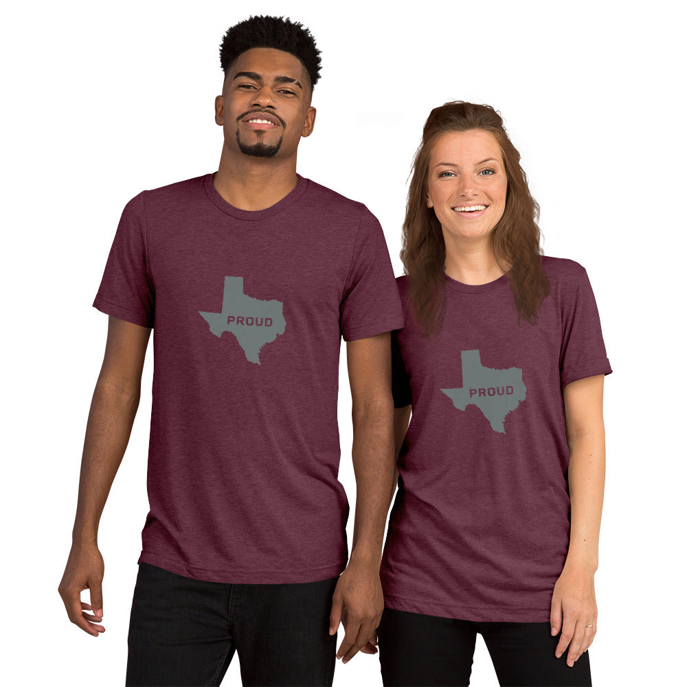 PROUD TEXAN Men's and Women's T-shirt