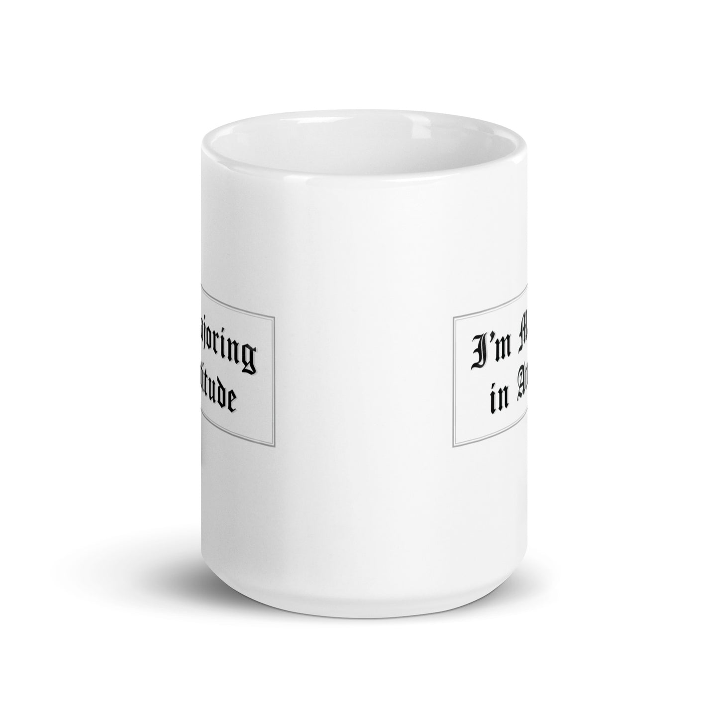 MAJORING IN ATTITUDE Mug